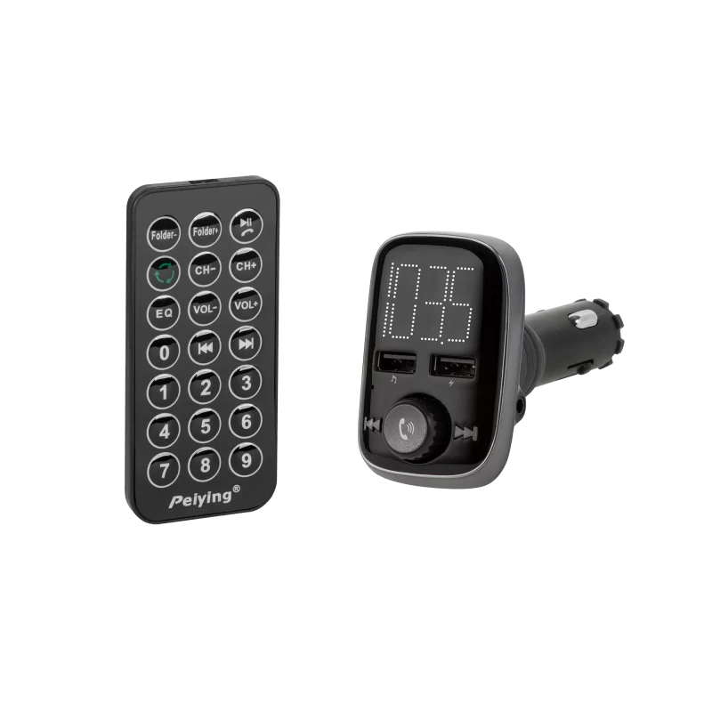 Transmiter samochodowy z funkcją bluetooh (2xgniazdo USB)