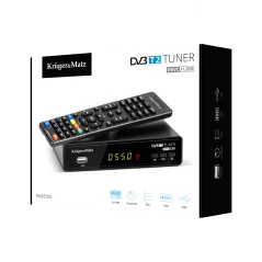 Tuner DVB-T2 H.265 HEVC Kruger&Matz