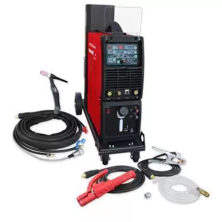 Spawarka inwertorowa JET TIG II TOWER AC/DC 250A IGBT PFC Welder Fantasy + chłodnica + wózek + uchwyt PARKER SGT18 4m