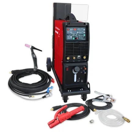 Spawarka inwertorowa JET TIG II TOWER AC/DC 250A IGBT PFC Welder Fantasy + chłodnica + wózek + uchwyt PARKER SGT18 4m