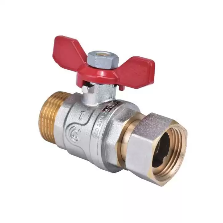 Seria S30 - zawór wodny, kulowy GZ 1/2" z ruchomą nakrętką, z motylkiem Seria S30 - zawór wodny, kulowy GZ 1/2" z ruchomą nakrętką, z motylkiem
