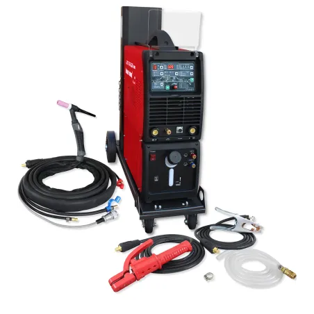 Spawarka inwertorowa JET TIG II TOWER AC/DC 320A IGBT PFC Welder Fantasy + chłodnica + wózek + uchwyt PARKER SGT18 4m