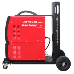 Spawarka inwertorowa JET TIG II TOWER AC/DC 320A IGBT PFC Welder Fantasy + chłodnica + wózek + uchwyt PARKER SGT18 4m