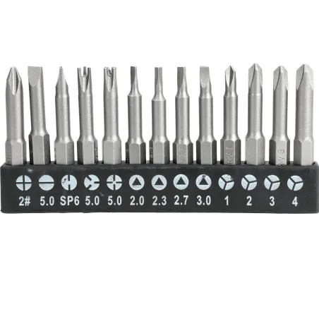 Zestaw końcówek specjalnych, 50 mm , CR-V, 13 szt.