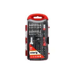 Zestaw wkrętak z grzechotką, końcówki, nasadki, 59 szt.