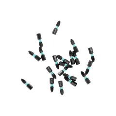 Końcówki wkrętakowe udarowe krzyżowe PZ2 x 25 mm, 20 szt., box