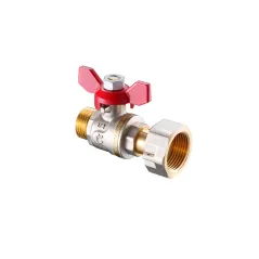 Seria S30 zawór wodny kulowy GZ 3/4x1 Calido z nakrętką motylek