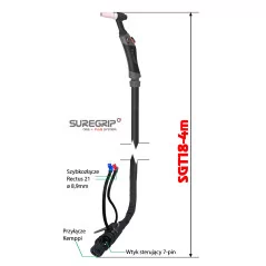 TIG UCHWYT SGT18 FLEX KE MLS, str125