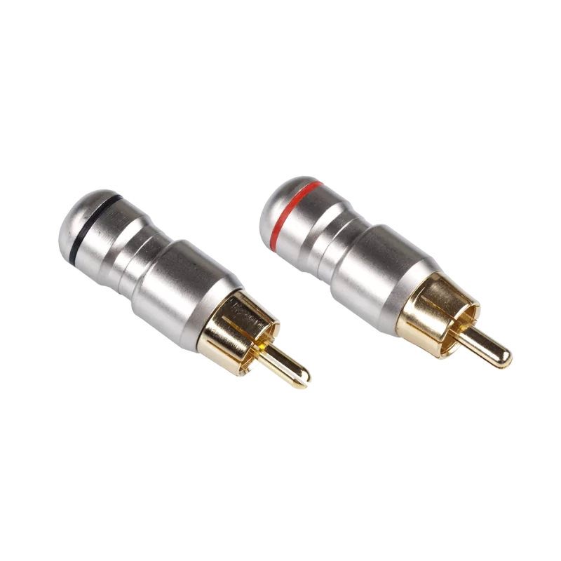 Wtyk RCA metalowy HD-287