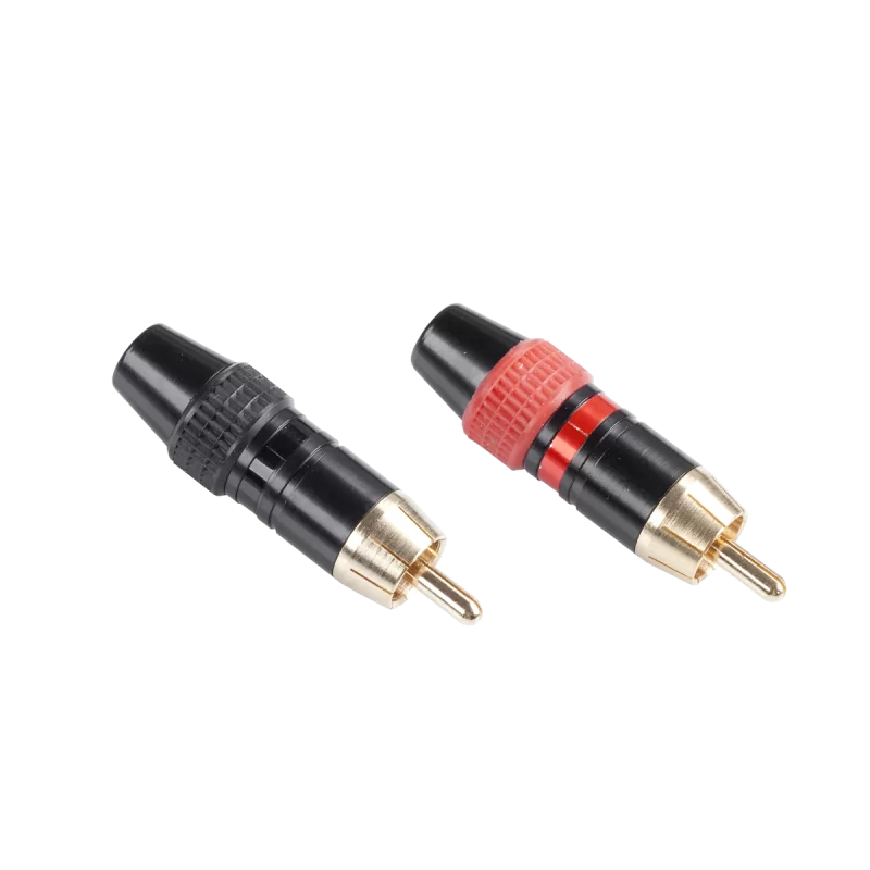 Wtyk RCA metalowy HD-290