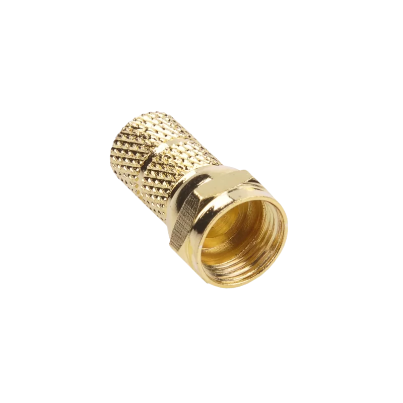 Wtyk SAT F 6,8 mm GOLD CU Cabletech