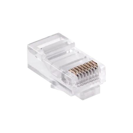 Wtyk telefon. RJ45 8P 8C(drut) x100szt.LX9130 8/8