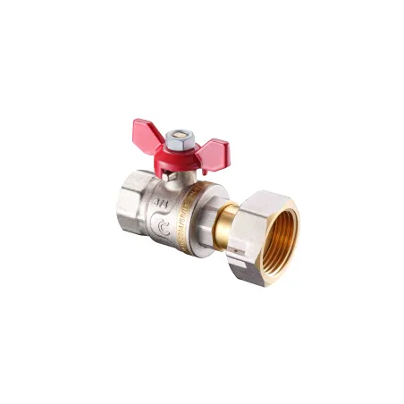 Zawór wodny kulowy GW 3/4 x 1 Calido S30 z motylkiem i nakrętką