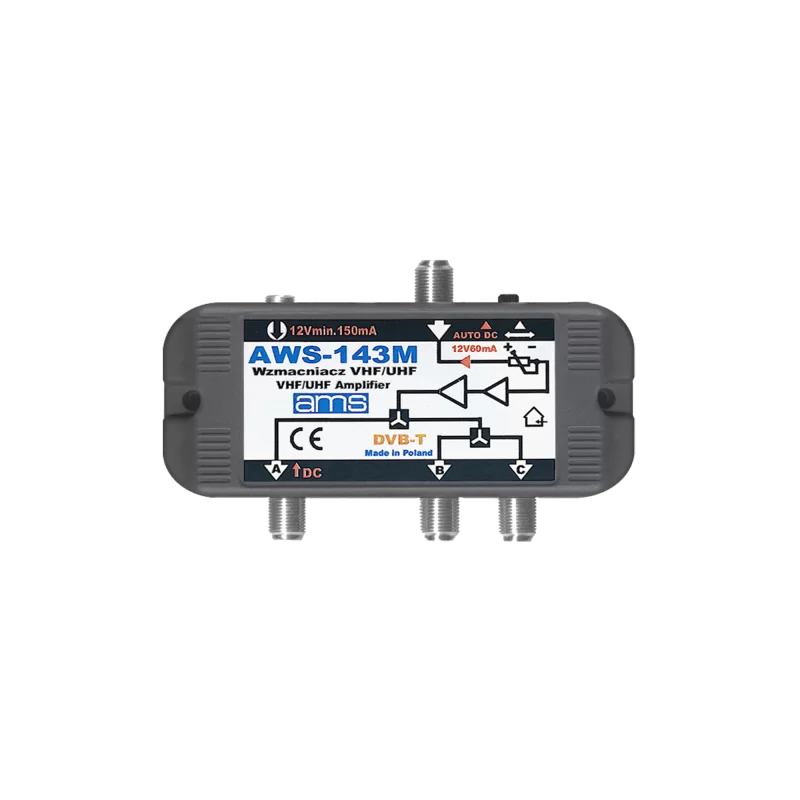 Wzmacniacz antenowy AMS AWS-143M