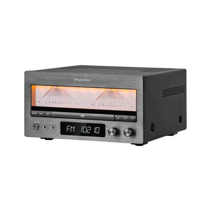 Wzmacniacz HiFi klasy A Kruger&Matz KM1995-A ( CD, USB, Bluetooth, radio cyfrowe DAB+, FM )