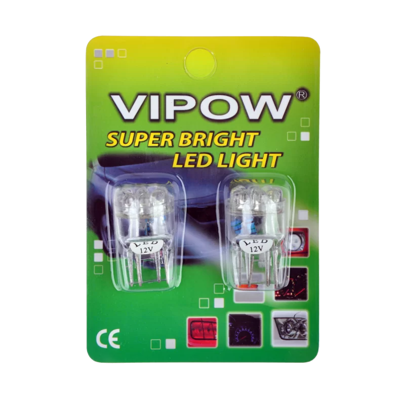 Żarówka samochodowa 12V T20 - WG 9 LED/1157 biała/blister - 2 szt