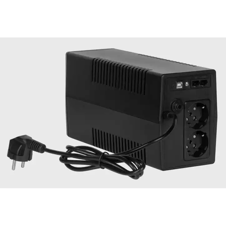 Zasilacz awaryjny komputerowy UPS REBEL model Nanopower Plus 850 ( offline, 850VA / 480W , 230 V , 50Hz , LCD , USB , RJ45 )