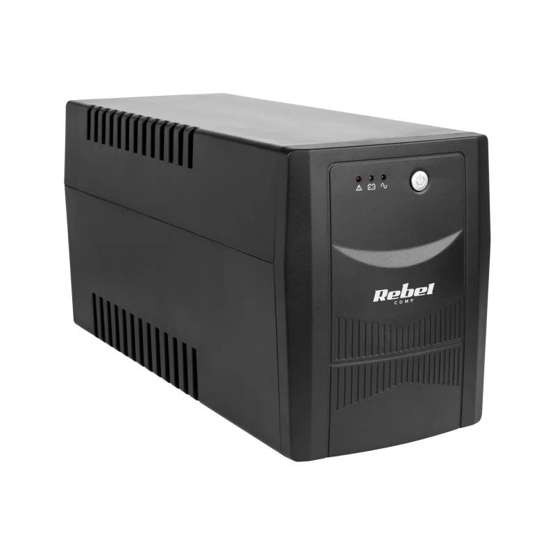 Zasilacz awaryjny UPS REBEL model Micropower 1500 (offline, 1500 VA / 900 W, 230 V, 50 Hz)