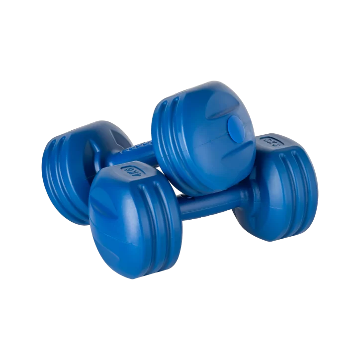 Zestaw hantelek bitumicznych 20kg ( 2x1kg + 2x2kg + 2x3kg + 2x4kg ) , REBEL ACTIVE