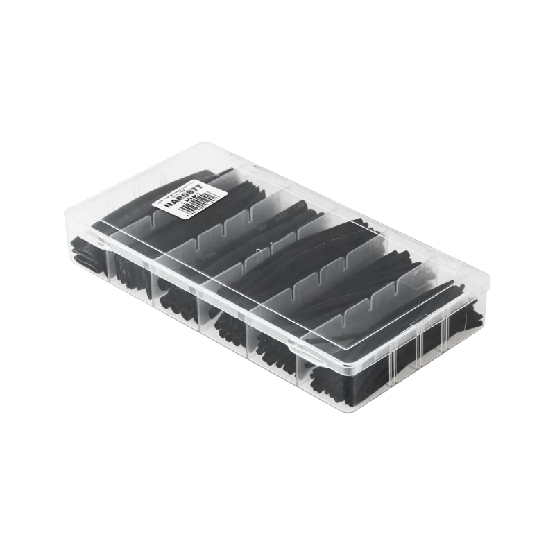 Zestaw rurek termokurczliwych HST-100B 10cm czarne 7858