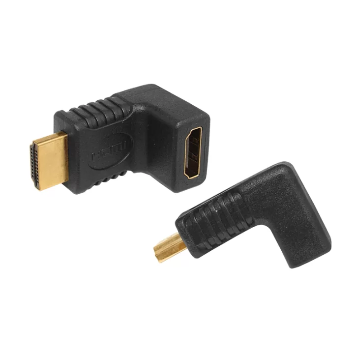 Złącze kątowe HDMI gniazdo-wtyk LXHD49