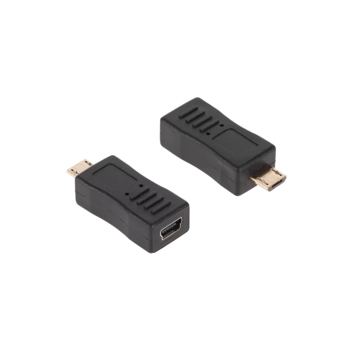 Złącze adaptor gniazdo USB mini - wtyk USB micro