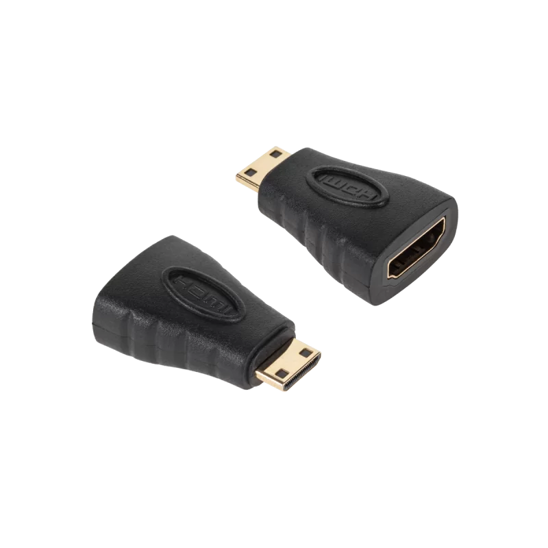 Złącze HDMI gniazdo-wtyk mini HDMI pozłacany