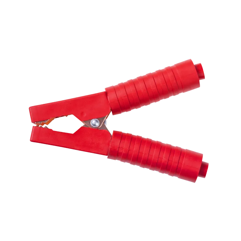 Złącze krokodyl duży czer.izol. 150A Złącze krokodyl duży czer.izol. 150A