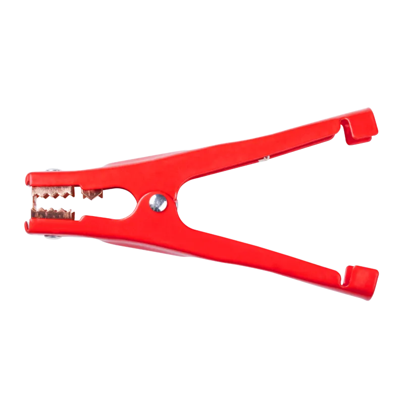 Złącze krokodyl duży czer.izol. 200A