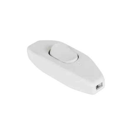 Złącze przełącznik przelotowy biały 2,5A/250V