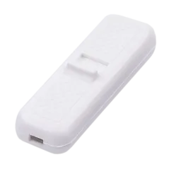 Złącze przełącznik przelotowy biały 2A/250V