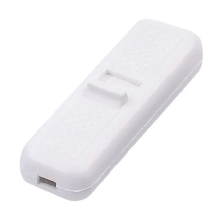 Złącze przełącznik przelotowy biały 2A/250V