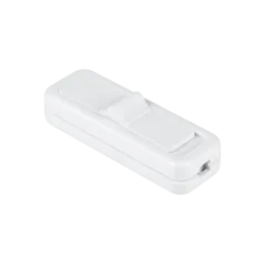 Złącze przełącznik przelotowy biały M57 2A/250V