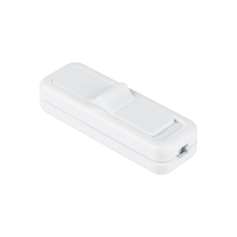 Złącze przełącznik przelotowy biały M57 2A/250V