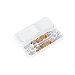Złącze przełącznik przelotowy biały M57 2A/250V