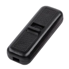 Złącze przełącznik przelotowy czarny 2A/250V