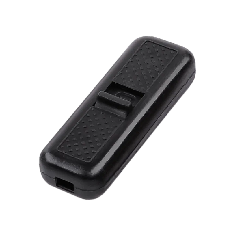 Złącze przełącznik przelotowy czarny 2A/250V