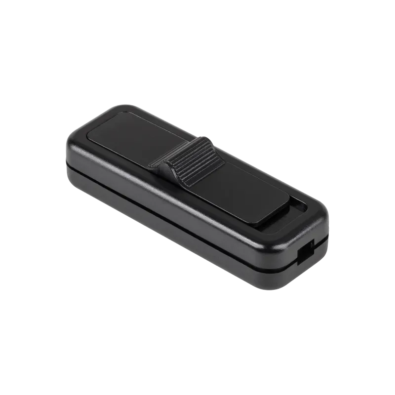 Złącze przełącznik przelotowy czarny M57 2A/250V