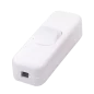 Złącze przełącznik przelotowy duży biały 3A/250V