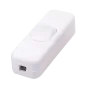 Złącze przełącznik przelotowy duży biały 3A/250V
