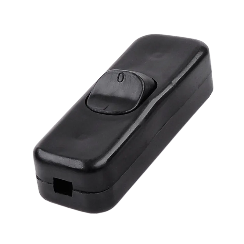 Złącze przełącznik przelotowy duży czarny 3A/250V