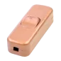 Złącze przełącznik przelotowy duży złoty 3A/250V