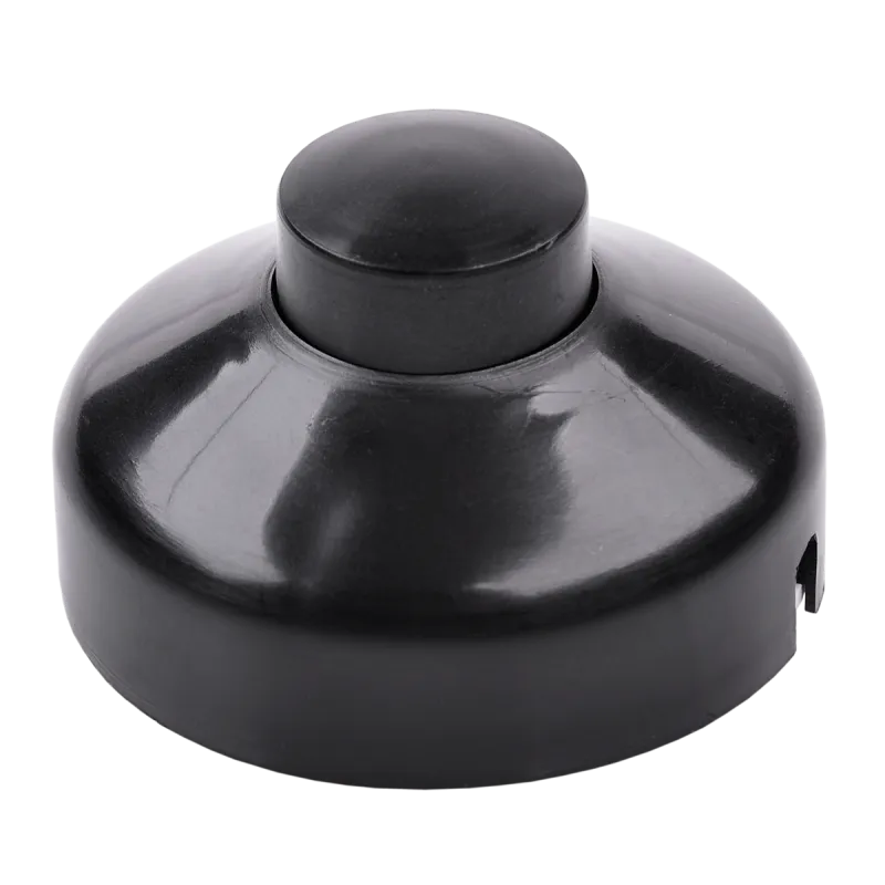 Złącze przełącznik przelotowy nożny czarny 1A/250V