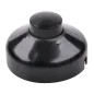 Złącze przełącznik przelotowy nożny czarny 1A/250V