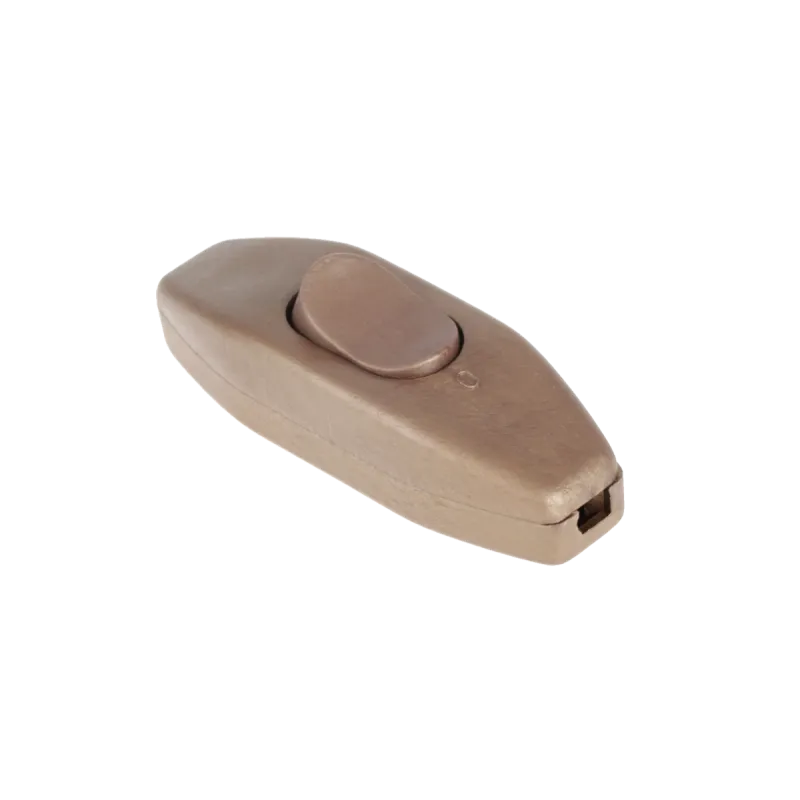 Złącze przełącznik przelotowy złoty 2,5A/250V