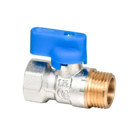 Zawór kulowy MINI GW/GZ 1/2" niebieski Calido – do instalacji