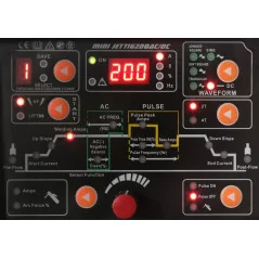 Spawarka inwertorowa MINI JET TIG AC/DC 200 IGBT Welder Fantasy+ uchwyt Parker