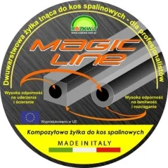 ŻYŁKA MAGIC LINE KWADRAT 2,4mm x 15m BLISTER