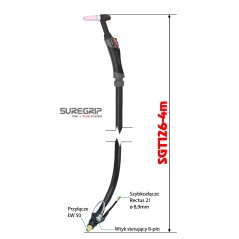 TIG UCHWYT SUREGRIP SGT26 FLEX MNEMONIC