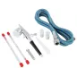Aerograf BD130-KIT 0.2/0.3/0.5mm czarny 8ml regulacja + osprzęt